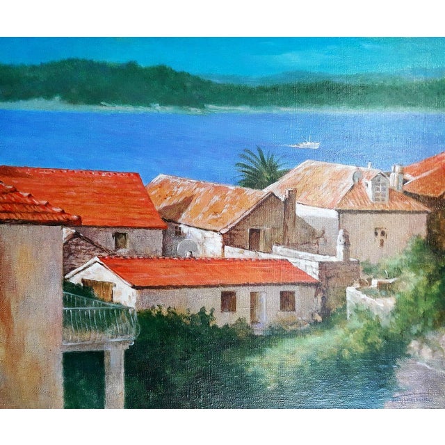 Oil Painting Orebic (Croatia) Korkishko Vasily For Sale - Image 4 of 7