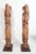 Pair of Antique Indian Carved Wood Architectural Temple Fragments on Stands For Sale - Image 11 of 15