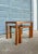 Late 20th Century Pair of Bookmatched Nesting Tables With Stunning Wood Grain by AltaVista Lane For Sale - Image 5 of 12