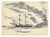 1943 double sided painting of a railroad and sailing ship by William E. Wood, a Devon artist in England. Signed lower...