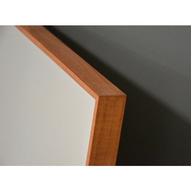 1960s 1960s Danish Modern Teak Mirror For Sale - Image 5 of 6