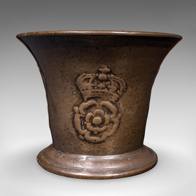 17th Century Antique Apothecary Mortar & Pestle, English, Bronze, Kitchen, Chemist, c.1650 For Sale - Image 5 of 10