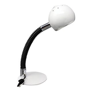 White Eyeball Table Lamp by Reggiani, Italy, 1970s For Sale