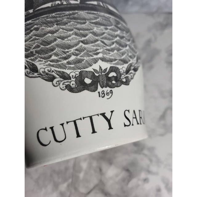 1990s Cutty Sark Nautical Transferware Pitcher For Sale In San Francisco - Image 6 of 13