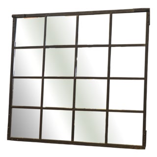 Mid-Century Industrial Mirror, 1950s For Sale