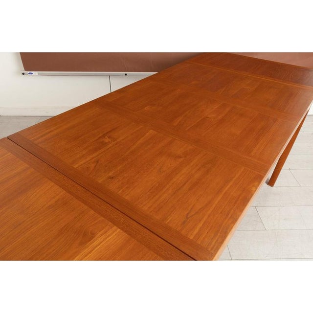 Wood Mid-Century Danish Extending Dining Table by Vejle Stole, 1975 For Sale - Image 7 of 10