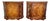 Antique Victorian Burr Walnut Side Cabinets, 1860, Set of 2 For Sale