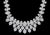 55 Ct Diamond Bridal Necklace 18 Karat White Gold 107 Gm, Estate For Sale - Image 4 of 8