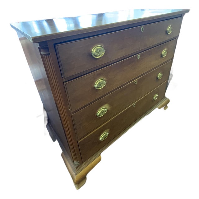 Circa 1800’s Cherry Chippendale Chest of Drawers For Sale
