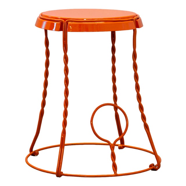 Italian Hand-Forged Iron Perlage Coffee Table in the style of Champagne Wire Cage For Sale