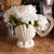 Vintage Japanese Shell Ceramic Vase or Planter in Ivory Crackle Glaze For Sale - Image 9 of 9