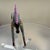 Signed hand painting Mexican horse, signed on his belly by the artist. The tail is removable. Beautiful lavender, green...