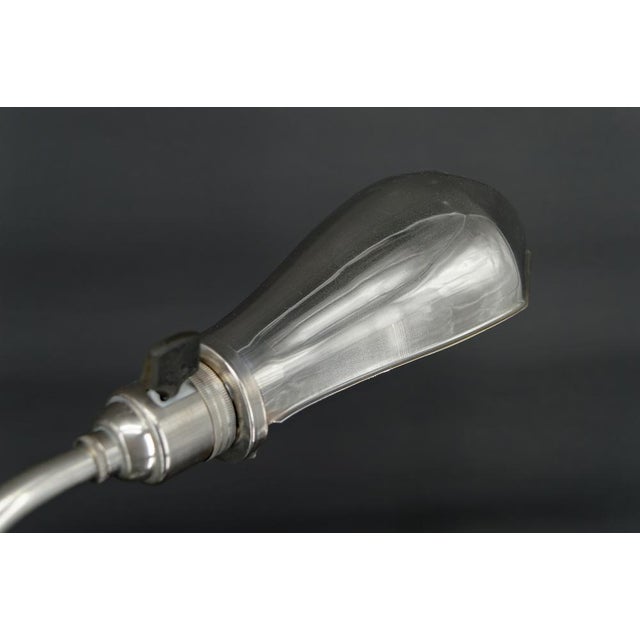 Workshop Lamp in Aluminum and Nickel, 1890s For Sale - Image 10 of 14