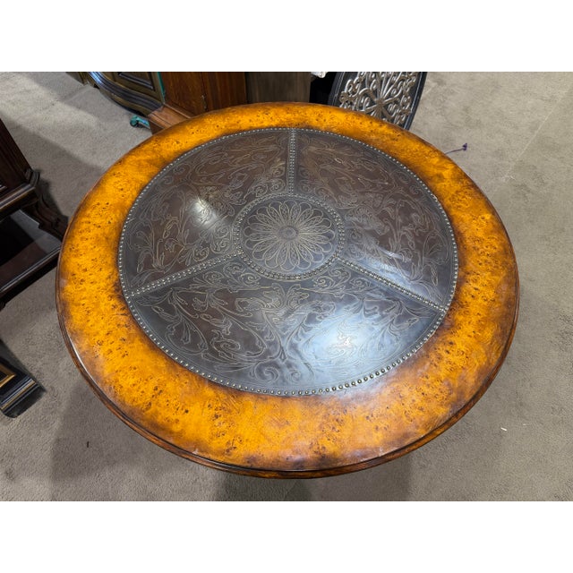 Theodore Alexander Koi Fish Center Table Attributed to Theodore Alexander For Sale - Image 4 of 5