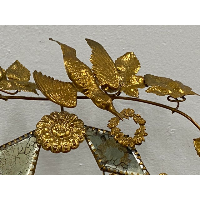Victorian Victorian Era Gilded Metal Wedding Pin Cushion C.1900 For Sale - Image 3 of 12