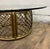 Vintage Boho Style Rattan and Glass Round Coffee Table Cocktail Table For Sale - Image 11 of 15