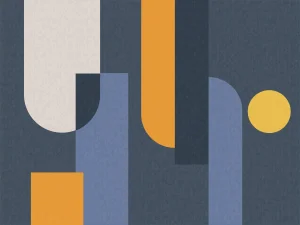 Bhaus 100_composition Blue Wallpaper by Officinarkitettura