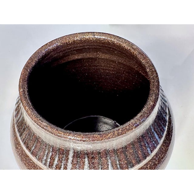 1950s Sculptural Studio Ceramic Art Vase from Helma Klett, Germany, 1950s For Sale - Image 5 of 16