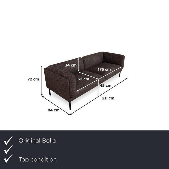with the Bolia Paste two-seater sofa, you bring an elegant sofa series from the Berlin design studio Böttcher & Kayser...