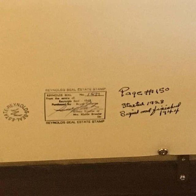 Reynolds Beal, Impressionist Oil Painting, Uss Utah Rockport Mass, American 1928 For Sale - Image 11 of 12