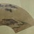 Vintage Chinese Fan Painting Figure Sleeping Under Pine Trees Framed Ink and Color on Paper With Calligraphy Poem For Sale - Image 4 of 13
