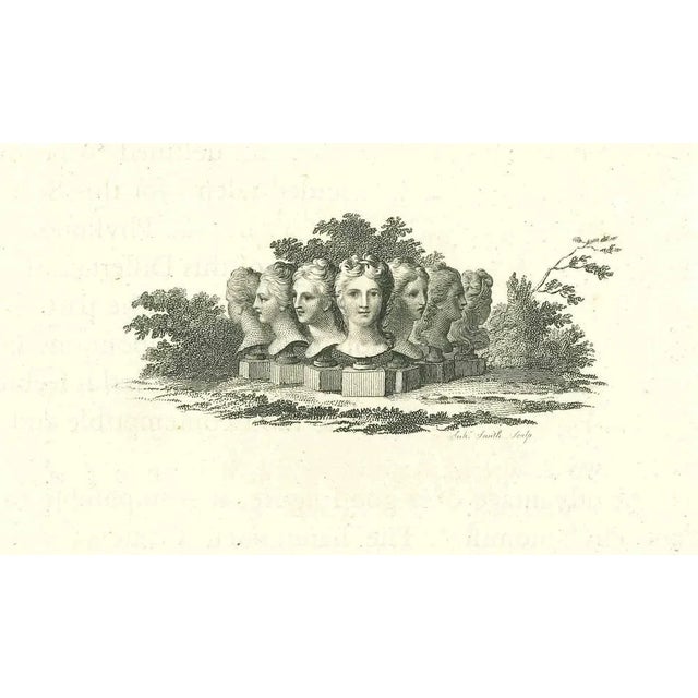 Heads of women is an original artwork realized by Anker Smith for Johann Caspar Lavater's "Essays on Physiognomy, Designed...