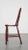 Vintage Dutch Farmers Side Chair in Burgundy Wood For Sale - Image 5 of 12
