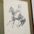 Pencil drawing by Eduard Thöny 1916, SoDat on horseback, in Zerbst Anhalt This piece has an attribution mark, I am sure...