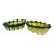 1940s Vintage Boho Chic Americana Drip Glazed Oval Planters by McCoy - A Pair For Sale