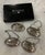 Godinger Godinger for the Bombay Company Silverplate Decanter Tags - Vintage Barware Set of 4. Great for Bar Cart, Palm Beach Chic & Grandmillennial. See Pics! For Sale - Image 4 of 6