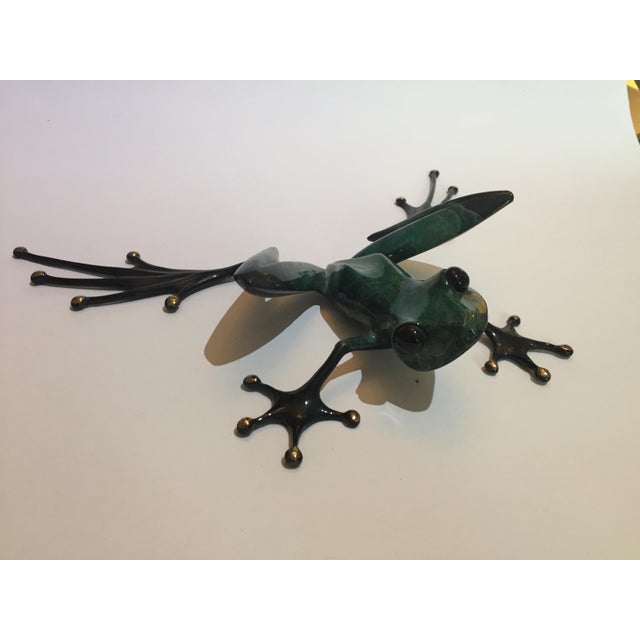 Bronze Frog Figure Ltd Ed Signed and Numbered by Tim Cotterill 1992