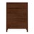 Spritely Home Accent Furniture Nora 36 in. W Rectangular Wood 5 Drawer Tall Dresser, Walnut For Sale - Image 4 of 7