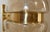 Double-Cap Wall Light in Amber Glass and Brass from Peill & Putzler, Germany, 1960s For Sale - Image 14 of 18