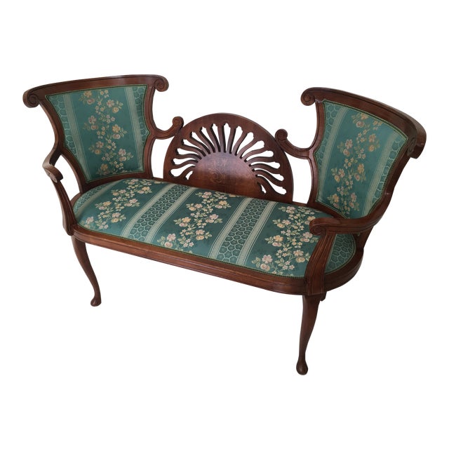 Late 20th Century Vintage French Settee For Sale