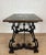 Spanish Baroque Style Side Table with Floral Marquetry Top and Ebonized Base, 1930 For Sale - Image 11 of 15