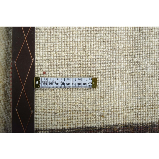 Hand-Knotted Wool Gabbeh Loribaft Rug For Sale - Image 10 of 11