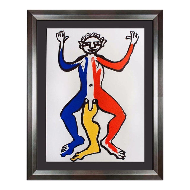 Alexander Calder Original Lithograph Limited Edition, 1975 ++Custom Framing For Sale