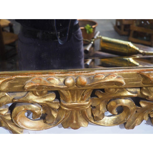 19th Century Giltwood Mirror From Florence, Italy For Sale - Image 17 of 18