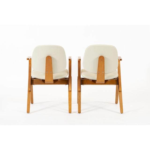あびぃさん専用　2脚まとめ　THONET／AIDEC 1950s Mid Century Plywood Arm Chairs by Joe Atkinson for