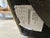 Textile Upholstered Swivel Chairs Pair For Sale - Image 7 of 17