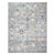 21st Century Turkish Oushak 9x12 Gray, Orange & Slate Blue Handmade Area Rug #A.C 201