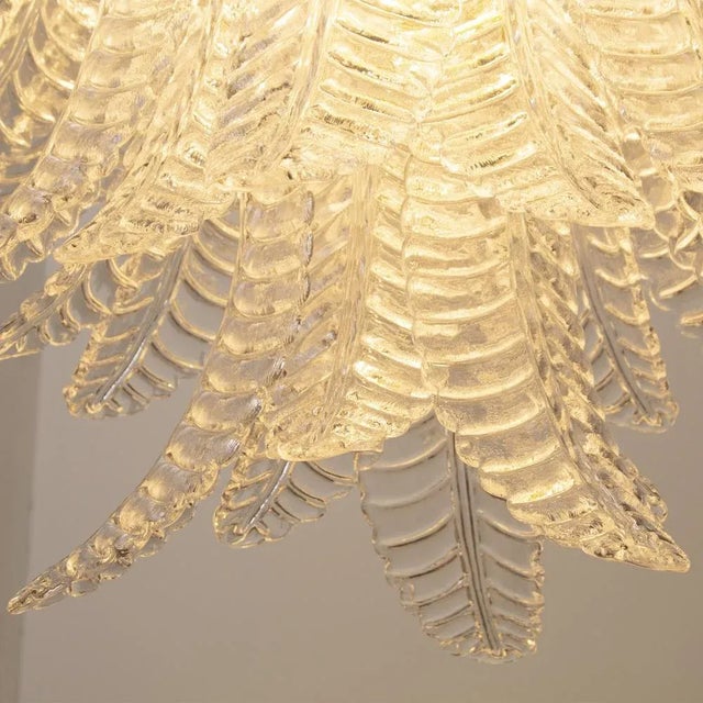 Gold Large Murano Glass Crystal Color Suspension Chandelier, Italy, 1990s For Sale - Image 8 of 12