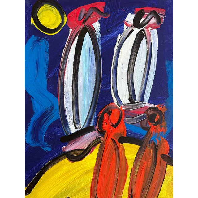 Abstract Peter Keil Sailboats, 1984 For Sale - Image 3 of 5