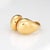 Cartier Scarce Cartier Spain 70s Sculptural Dome Ring Vintage Sz 5 18k Yellow Gold For Sale - Image 4 of 7
