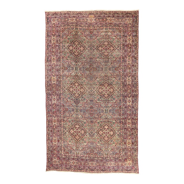 Signed Late 19th Century Persian Kermanshah Rug, 12'09 X 22'01 For Sale