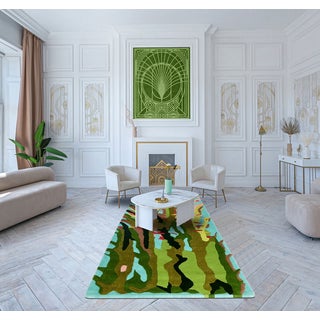 New Zealand Wool Rug by Murano Shutters For Sale