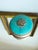 Art Nouveau Vintage 1970s Estée Lauder Torquoise Compact/Keepsake Box For Sale - Image 3 of 8