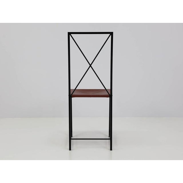 Metal Moka Chairs by Asnago & Vender for Flexform, Italy, 1985, Set of 4 For Sale - Image 7 of 12