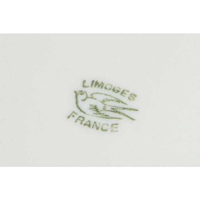 Antique Hand-Painted French Limoges Porcelain Fish Service Set - 14 pcs For Sale - Image 14 of 14