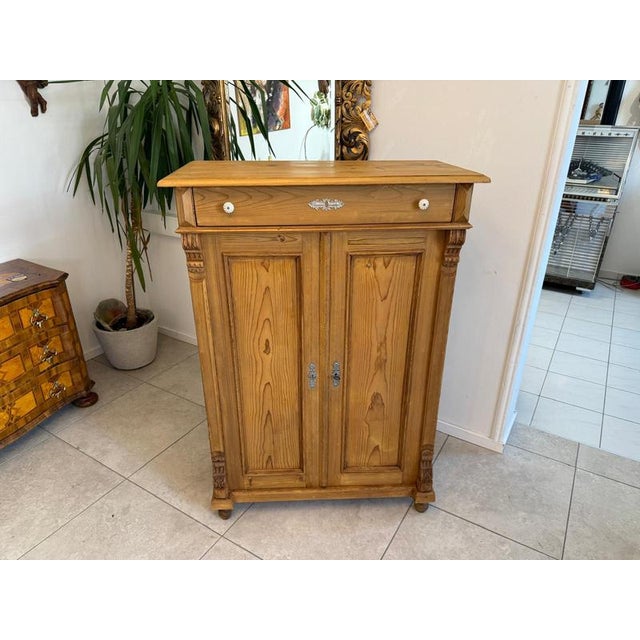 Biedermeier-Style Farmhouse Cabinet in Wood, 1850 For Sale - Image 6 of 14